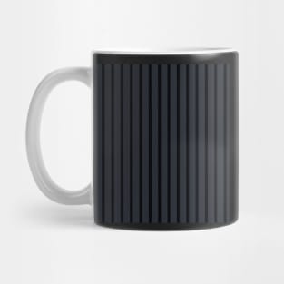 Blue Charcoal Stripe by Suzy Hager    Black & Stripe Mug